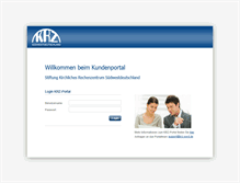 Tablet Screenshot of portal.krz-swd.de